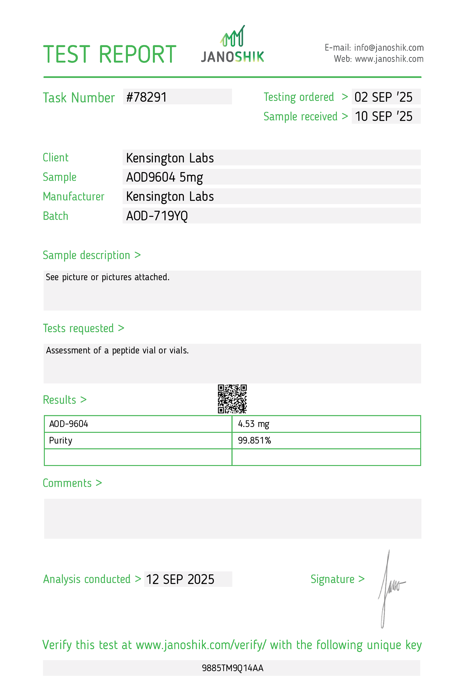 AOD9604 - 5mg - Image 2