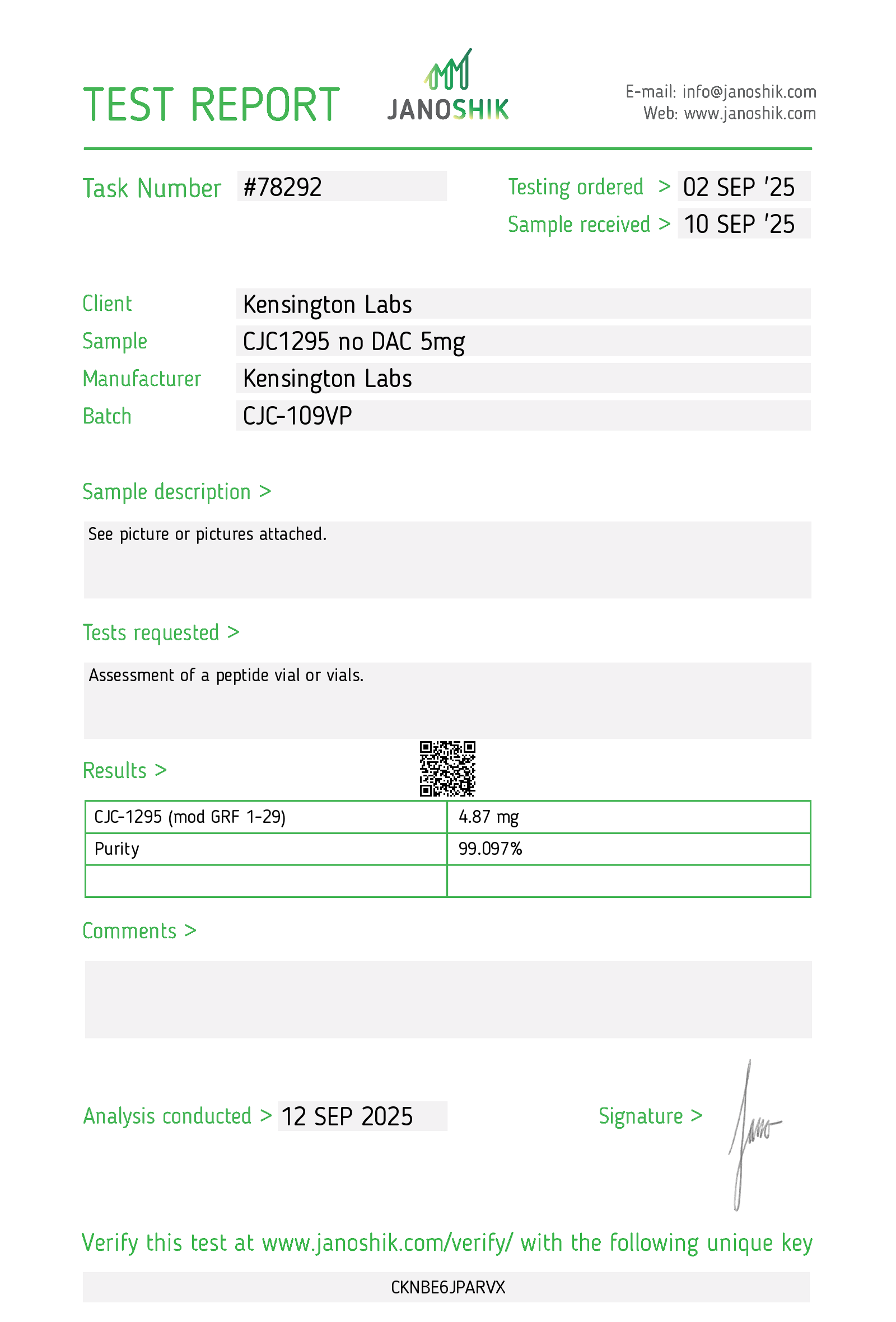 CJC-1295 (no DAC) 5mg & Ipamorelin 5mg Stack - Image 2